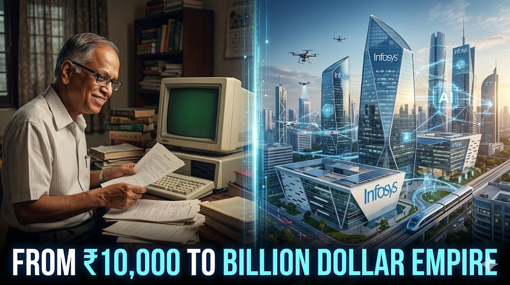 Infosys: From ₹10,000 Startup to a Global IT Powerhouse
